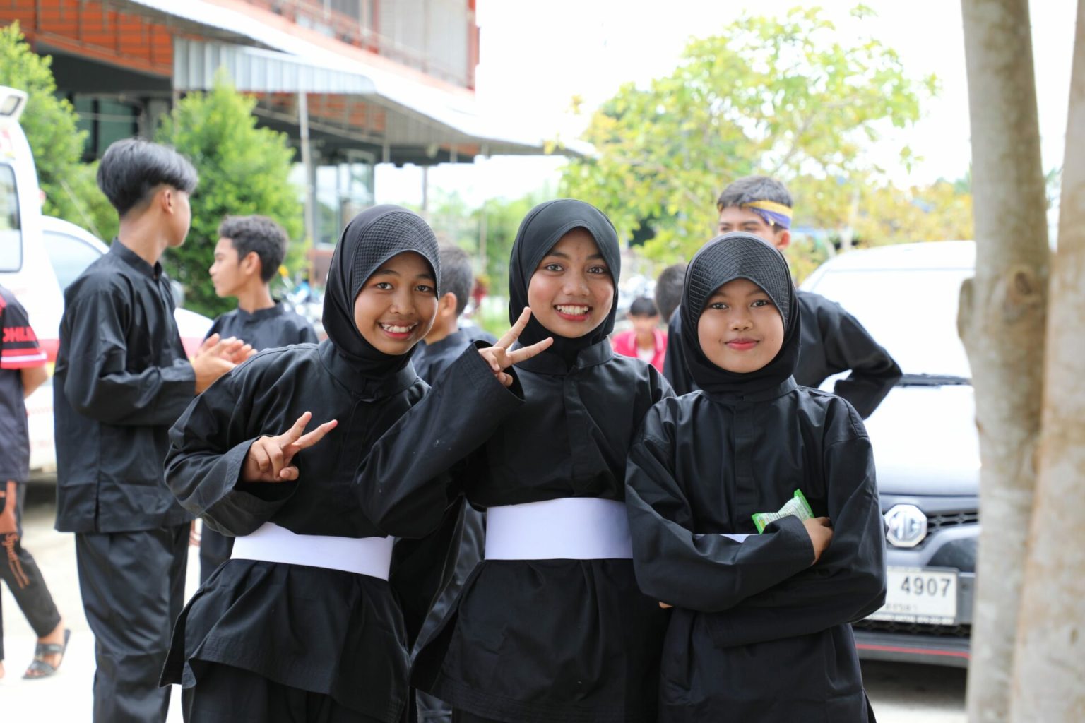 The girls from club 2 Mayo municipality